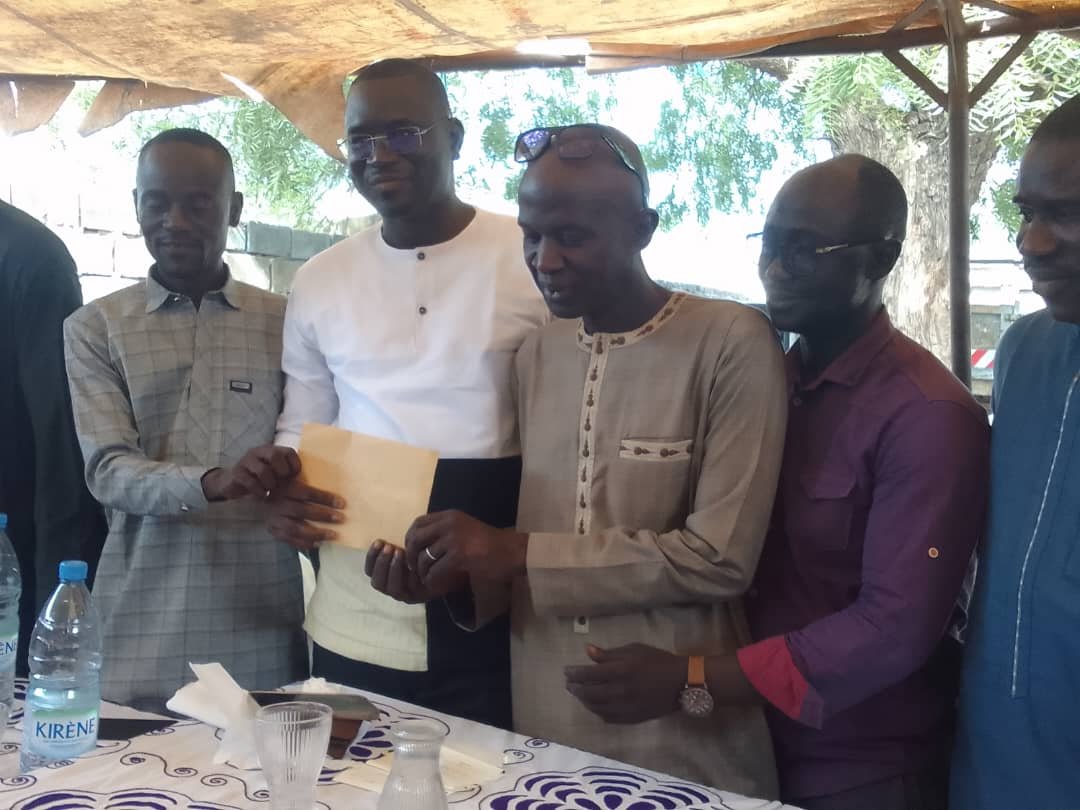 Kaolack / Sikatrou : Le coordonnateur de la direction générale de la comptabilité publique et du trésor, Cheikh Ndiaye appui les ASC de l 'ODCAV de kaolack en haiteur de 3millions.