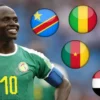 Les potentiels adversaires du Sénégal