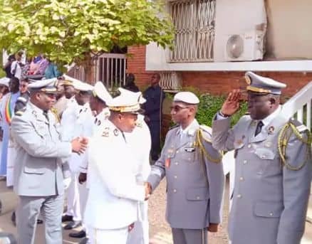 Kaolack/46 ème anniversaire de l'indépendance du Sénégal. La levée des couleurs a été bien suivi à la gouvernance. Sous le thème " les forces de défense et de sécurité au cœur de la cohésion nationale"