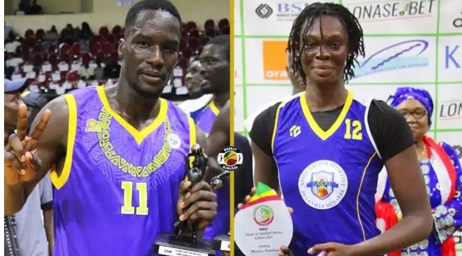 BASKETBALL/ROI ET REINE DE LA SAISON 2023/2024 Mouhamed Doumbouya et Madjiguène Sène, plébiscités
