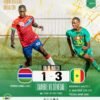 FOOT/TOURNOI UFOA/A U17 A THIES ; SENEGAL-GAMBIE 3-1 Les « Lionceaux » s’imposent et assurent pour les demi-finales